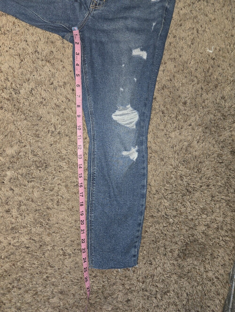 NWT Old Navy Mid Rise Rockstar Super Skinny Jeans - Picture 6 of 7